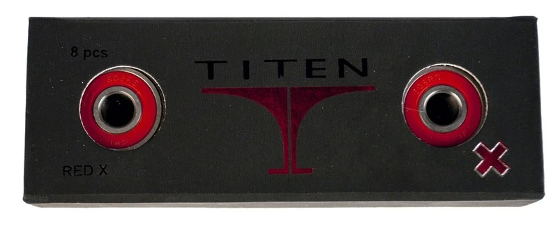 TITEN Red X Swiss Bearings