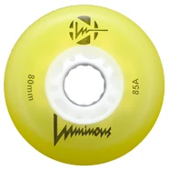 LUMINOUS LED Wheel 76mm/85A Yellow 4-Pack