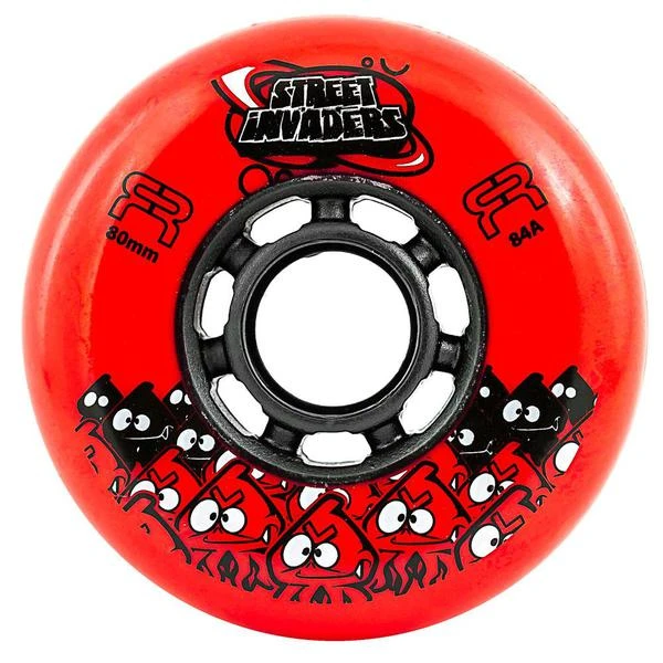 FR Street Invader Wheel 80mm/84A Red 4-Pack
