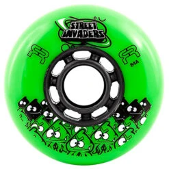 FR Street Invader Wheel 72mm/84A Green 4-Pack