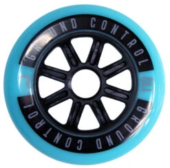 GROUNDCONTROL Tri-Skate Wheels 110mm/85A Turquoise/Black 3-Pack