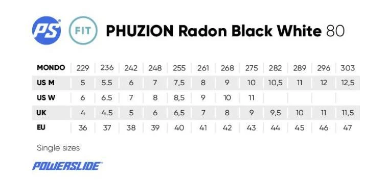 POWERSLIDE Phuzion Radon Black White 80 – Bild 4