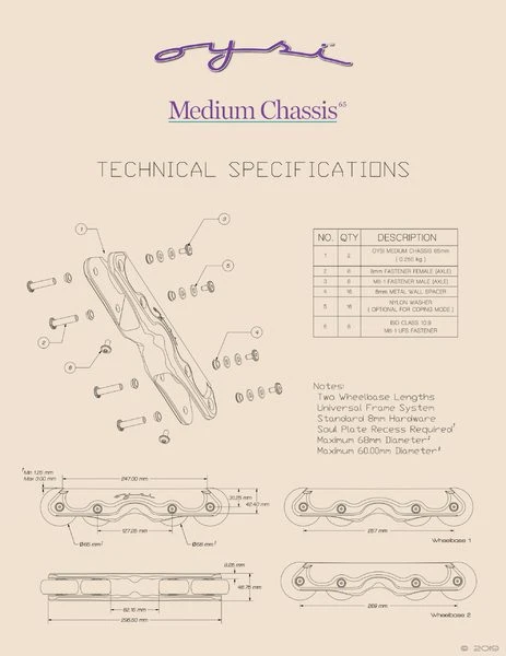 OYSI Medium Frame Bubble Gum Pink – Bild 3