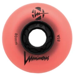 LUMINOUS LED Wheel 80mm/85A Coral GLOW 4-Pack