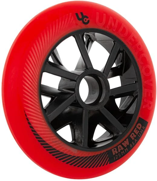 UNDERCOVER Raw Wheel Red 125mm/85A 6-Pack – Bild 2