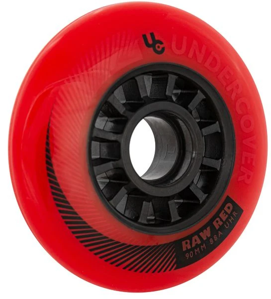 UNDERCOVER Raw Wheel Red 90mm/88A 4-Pack – Bild 2
