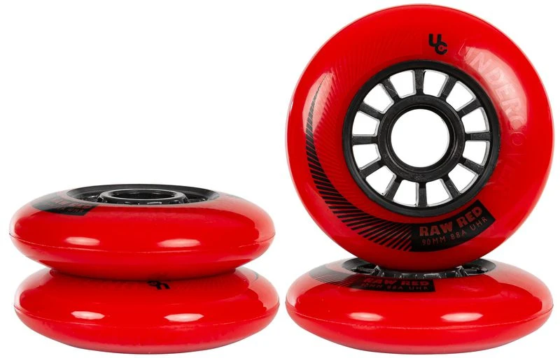 UNDERCOVER Raw Wheel Red 90mm/88A 4-Pack – Bild 4