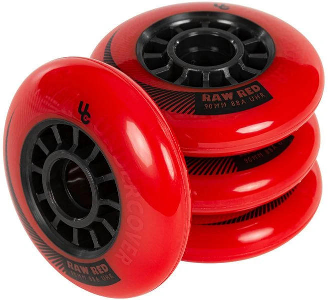 UNDERCOVER Raw Wheel Red 90mm/88A 4-Pack – Bild 5
