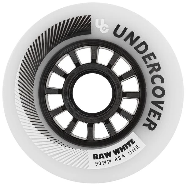 UNDERCOVER Raw Wheel White 90mm/88A 4-Pack