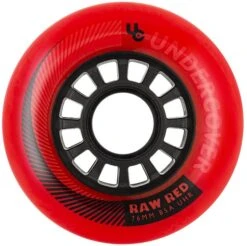 UNDERCOVER Raw Wheel Red 76mm/85A 4-Pack