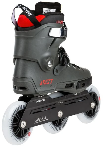 POWERSLIDE Next 110 Charcoal Inline Skates – Bild 3