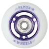 FAMUS Fast Wheel Purple/White 64mm/92A 4-Pack (incl. ABEC 9 Bearings)